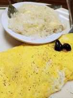 Greek Omelet with Grits
